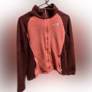 The north face zip up jacket